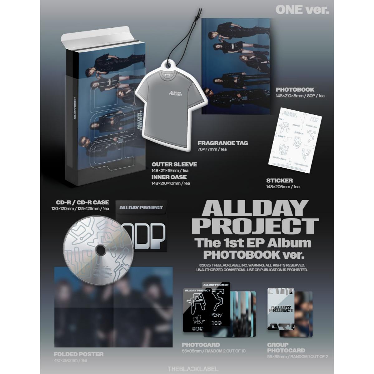 ALLDAY PROJECT - Первый EP-альбом ALLDAY PROJECT (ФОТОАЛЬБОМ вер.) ONE ver.