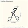 1PC Portable Eyelash Curler - No Damage, Lift & Shape Big Eyes