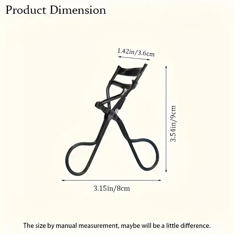 1PC Portable Eyelash Curler - No Damage, Lift & Shape Big Eyes