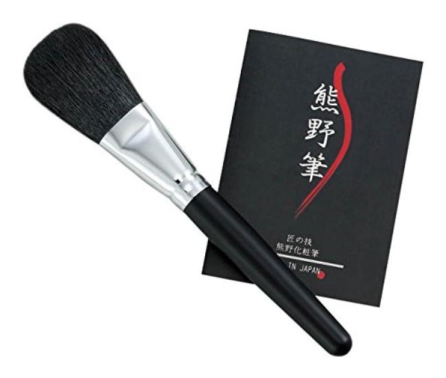 Zenith Kumano Makeup Fude no Kokoro Face Brush Brush, (Long)