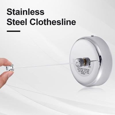 Nástěnný sušák na prádlo Větruodolný 2,8 m Nastavitelná síla Nylon Odolný Protiskluzový Šňůra na sušení prádla