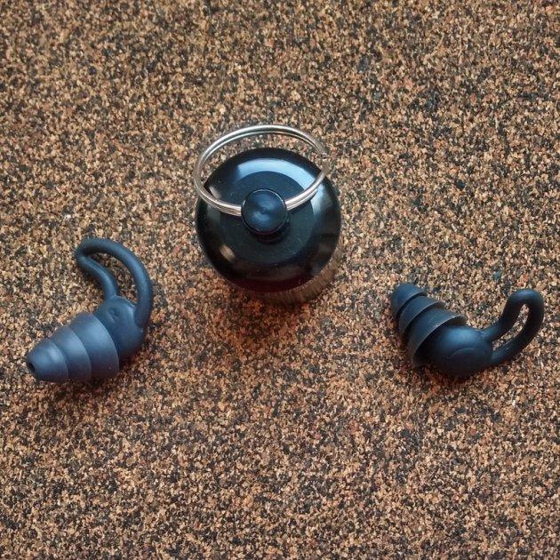 Earplugs for Sleep Noise Protection Perfect Pro Plugz Black 3 Flange + Case (A123510)