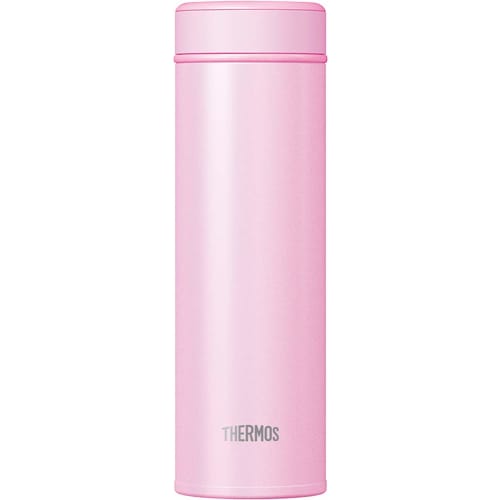 Thermos Water Bottle Vacuum Insulated Mobile Mug 500ml Light Pink JOG-500 LP