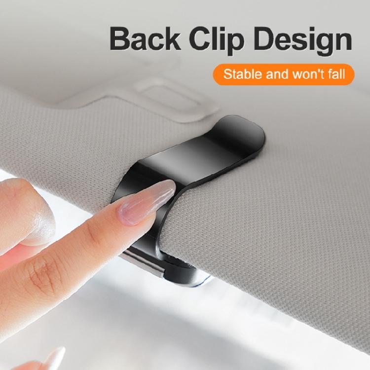 Auto Interior Sunglasses Hanger Anti slip Eyewear Mount Sunglasses Storage Solution Provide Reliable Grip & Organization