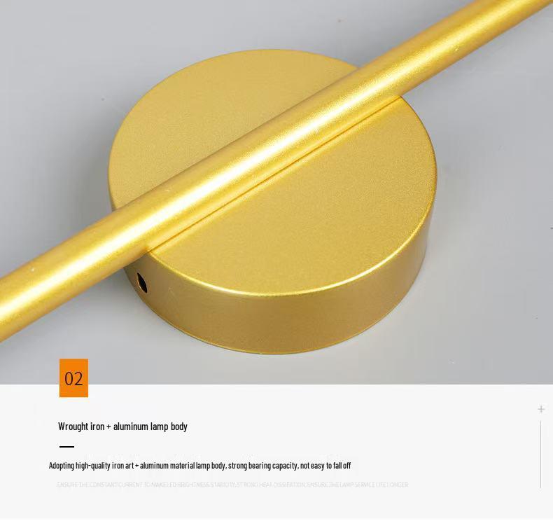 Luxury LED Wall Lamp - Modern Minimalist Design for Living Room, TV Background, Bedroom, or Bedside Decor.
