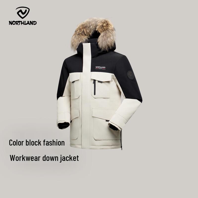 

Northland Унисекс Парка из гусиного пуха в стиле колор-блок NDJFT0231S 3XL