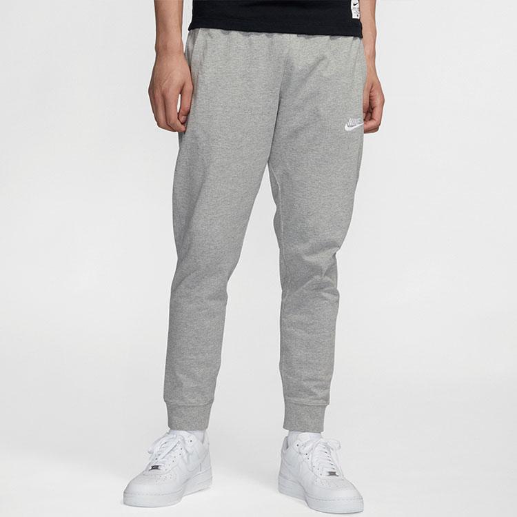 Nike Sportbekleidung Club Fleece Jogginghose mit Kordelzugbündchen Herren Unterteile Dunkelgrau BV2763-063