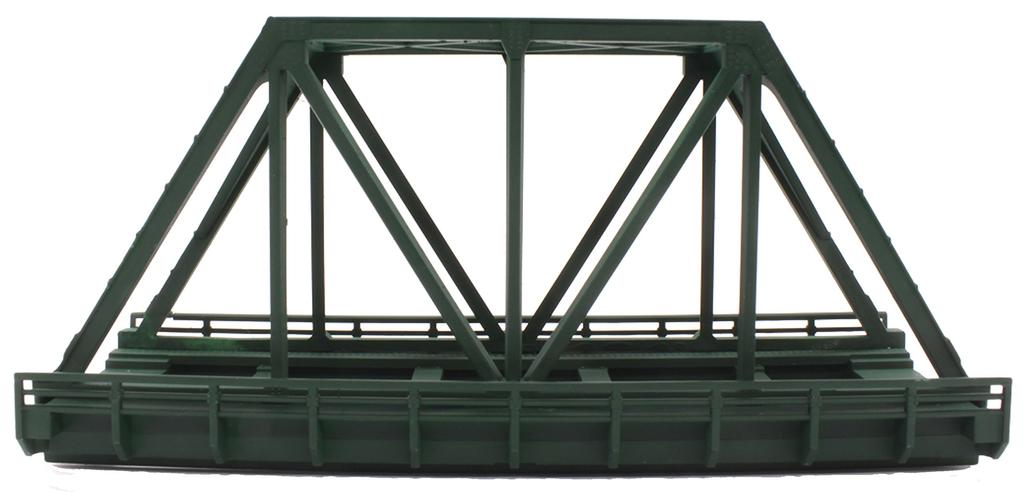 Rokuhan Z gauge R089 truss iron green Single-wire bridge, short,