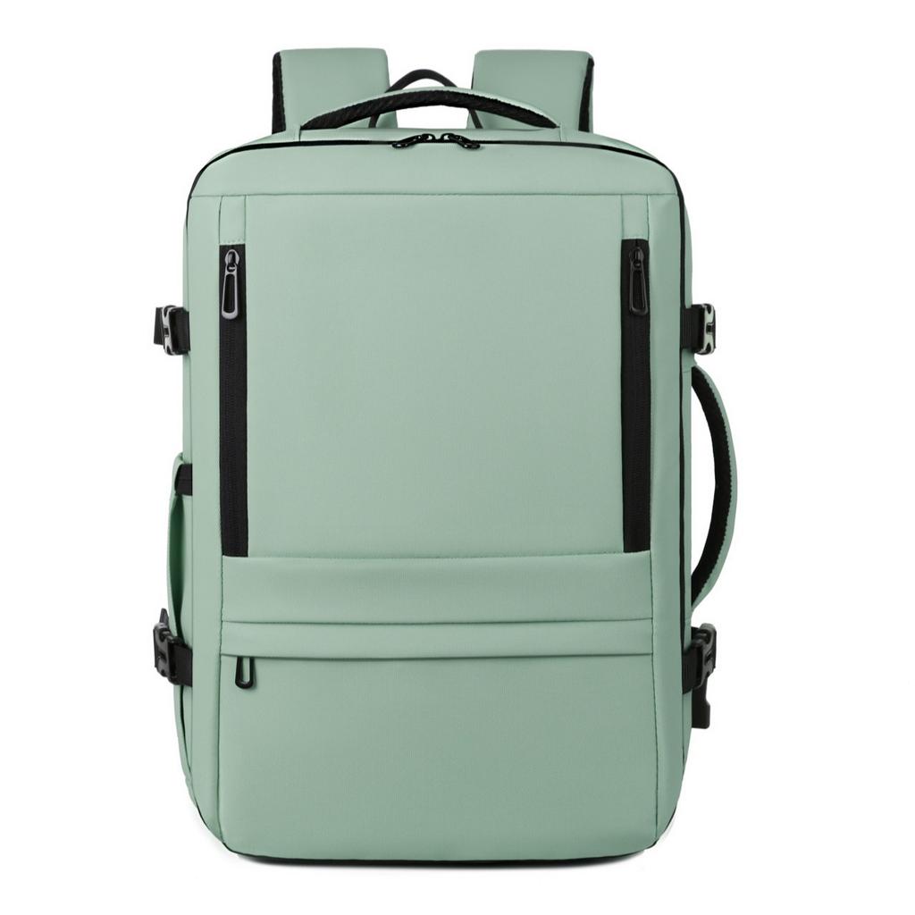 Schoolbag Simple Men's Business Backpack Large Capacity Expandable Commuter Travel Bag Multifunctional Computer Bag