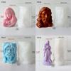 Multipurpose Silicone Mould for Portrait Relief Art Craft Cement Plasters Candle Making