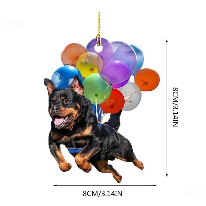 Pendant Playful And Lively Lovely Design Unique Car Accessories Bright Colors Striking Decoration Car Suspension Trim Puppy