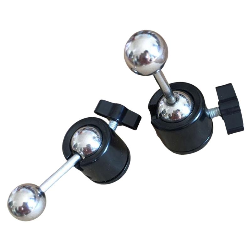 Clamp Camera Clamp Mount Monitors 360 Degree Ballhead Round Head Adapter with 1/4" Thread for Camera Cellphone