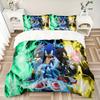 Sonic Heroes Adventure Print 3Pcs Bedding Setduvet Cover With 2 Bedropillowcase Home Birthday Gift