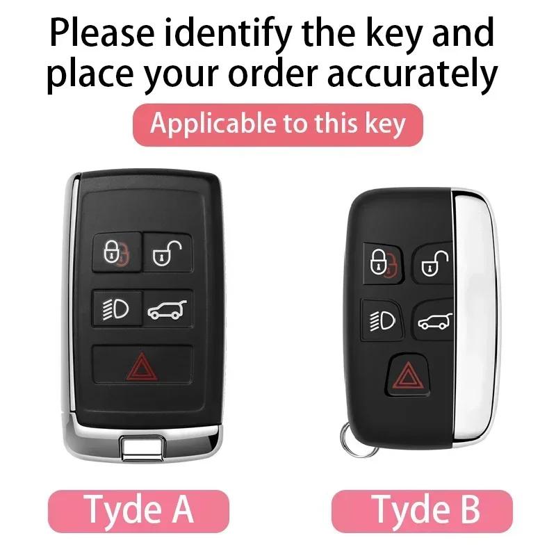 Car Key Case Cover Shell for Land Rover Range Rover Evoque L Defender Freelander2 Velar Discovery Sport5/4 Car Key Bag Car Keys