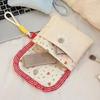 Purse Sanitary Napkin Storage Bag Large Capacity Mini Cosmetic Bag Cute Floral Makeup Bag Student