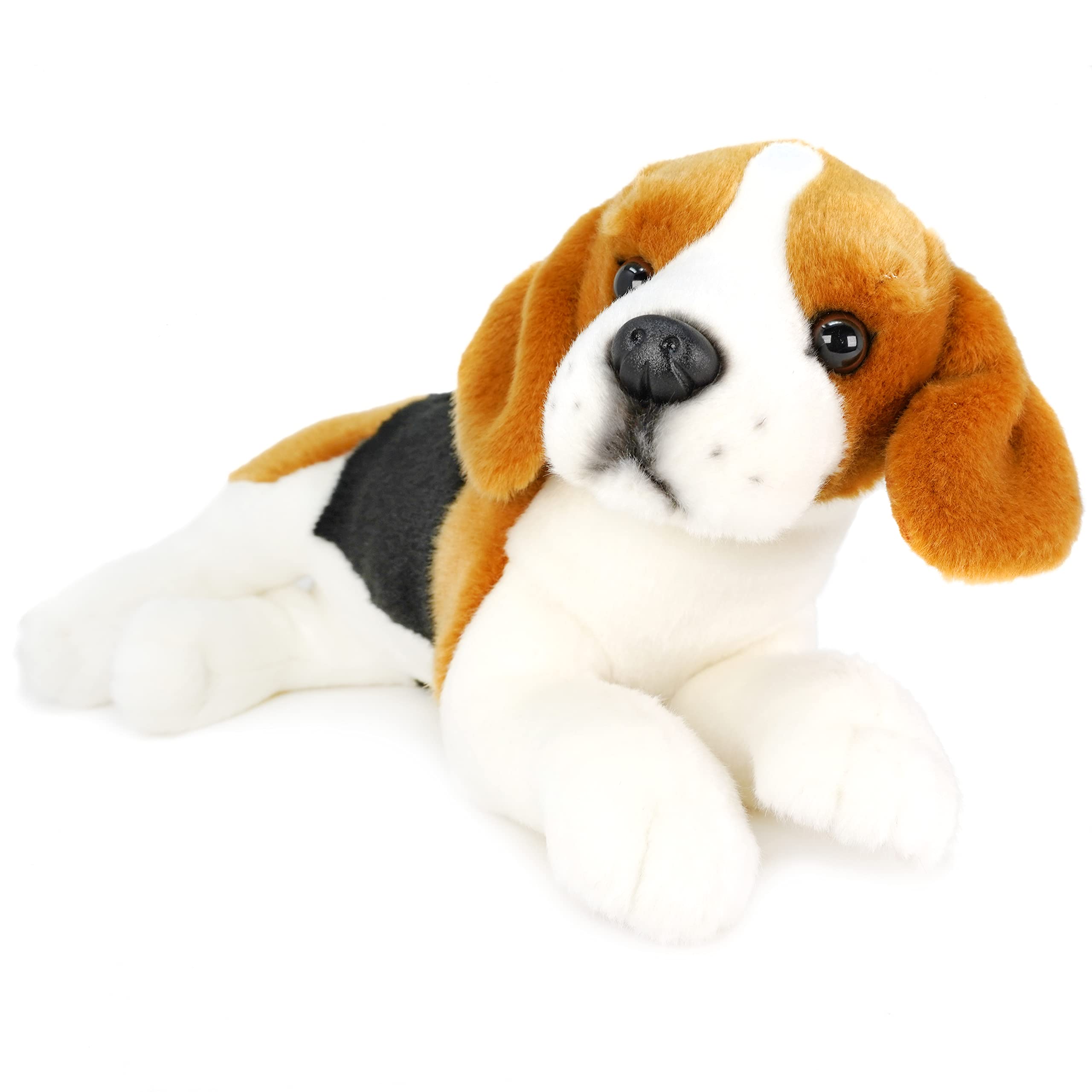 

VIAHART [Tiger Tale Toys] Beagle Dog Large Stuffed Animal Realistic 12 inch (30cm) Pet Sitting Dog (12Inch)