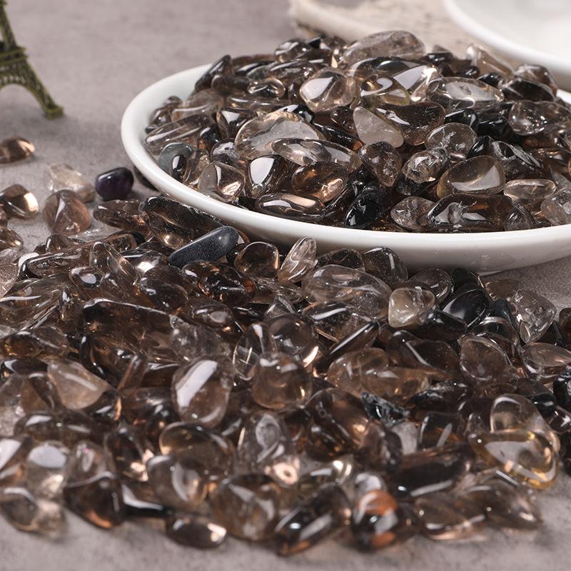 Naturkristallsteine DIY Schmuckherstellung Strang Steinperlen Blumentopf Aquarium Dekorative Ornamente Reiki Heimdekor Handwerk