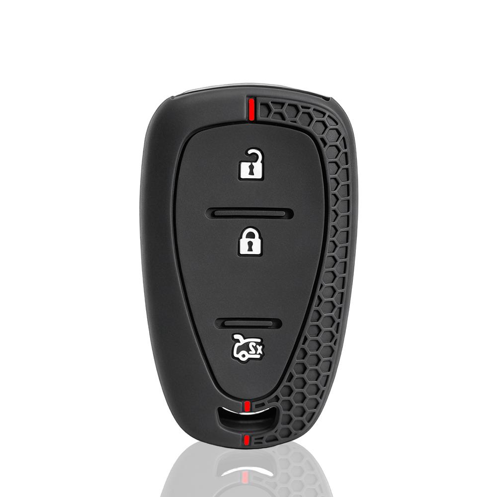 For Chevrolet Malibu Blazer Traverse Seeker Onix Equino Volt Bolt Trax Orlando Cruze Spark Sonic Silicone Car Key Case Cover