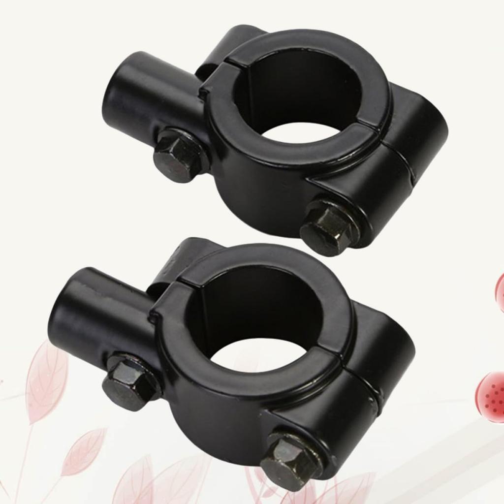 MAJORMENCH Bike Rearview Mirror Holder Set of 2 10mm Clamp