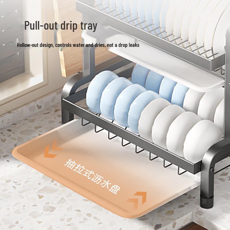 Kitchen Countertop Dish Drying Rack