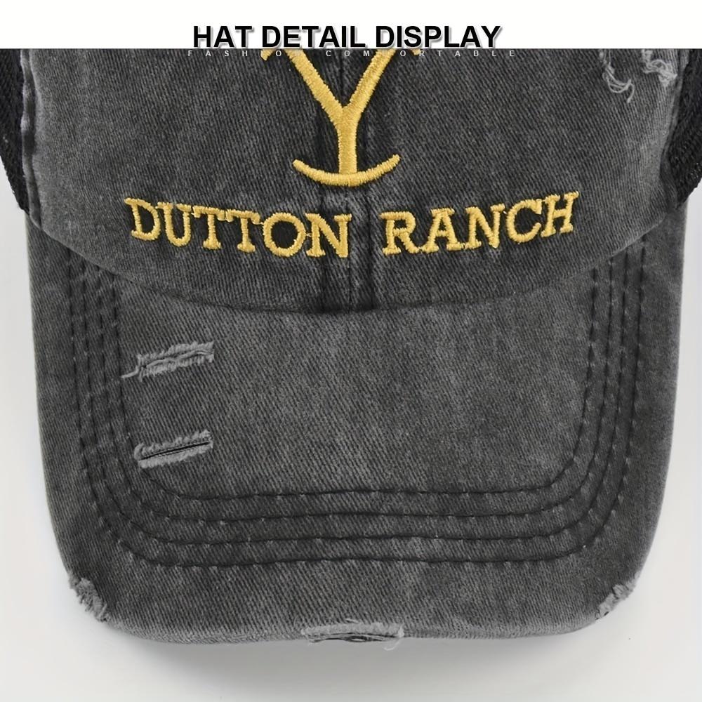 1 Piece Of Spring And Summer Breathable Men'S Retro-Style Distressed Baseball Cap, Outdoor Sports Travel Cap