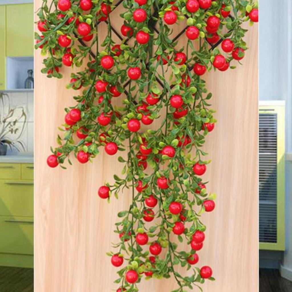 Artificial Green Flower Vine Wall Hanging for Indoor/Outdoor Decoration