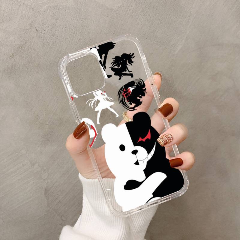 Danganronpa Junko Enoshima Monokuma Phone Case for iphone 13 11 12 pro XS MAX 8 7 6 6S Plus X 5S SE 2020 XR case