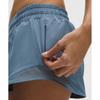 Lululemon Hotty Hot Low Rise Lined Short 2.5  Steel Blue