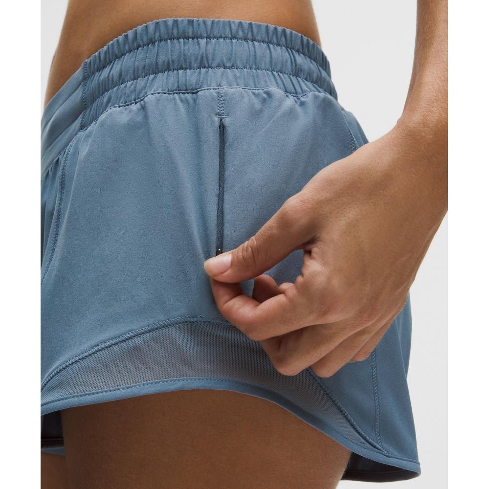 Lululemon Hotty Hot Low Rise Lined Short 2.5  Steel Blue