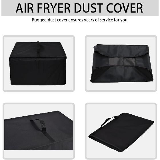 Oven Cover Heavy Duty Heat-Resistant Waterproof Nylon Fabric Oven Dust Cover Case Compatible for Ninja DCT451/ Ninja DCT402BK /Ninja DCT401 Double