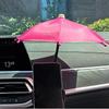 Bending Design Magnetic Phone Umbrella 360° Rotation Cell Phone Sun Shield  Car Mobile Use