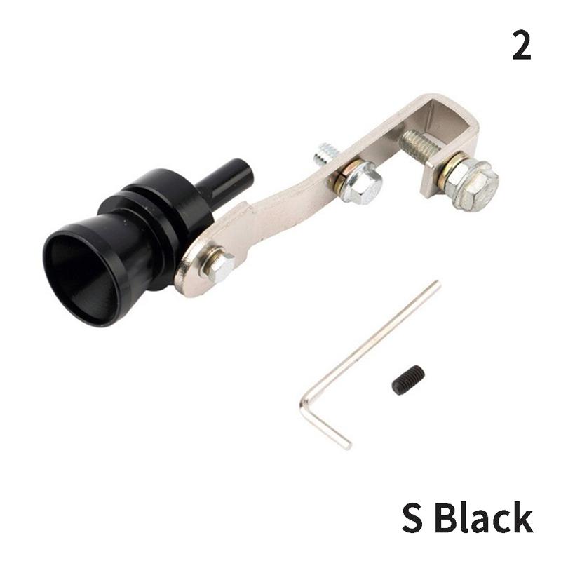 Motorbike Car Exhaust Fake Turbo Whistle Pipe Sound Muffler Blow Off Valve Universal Simulator Whistler