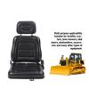 Tractor Seat 3 Level Adjustable Headrest Comfortable Wear Resistant Anti Scratch Excavator Seat  for Telehandler