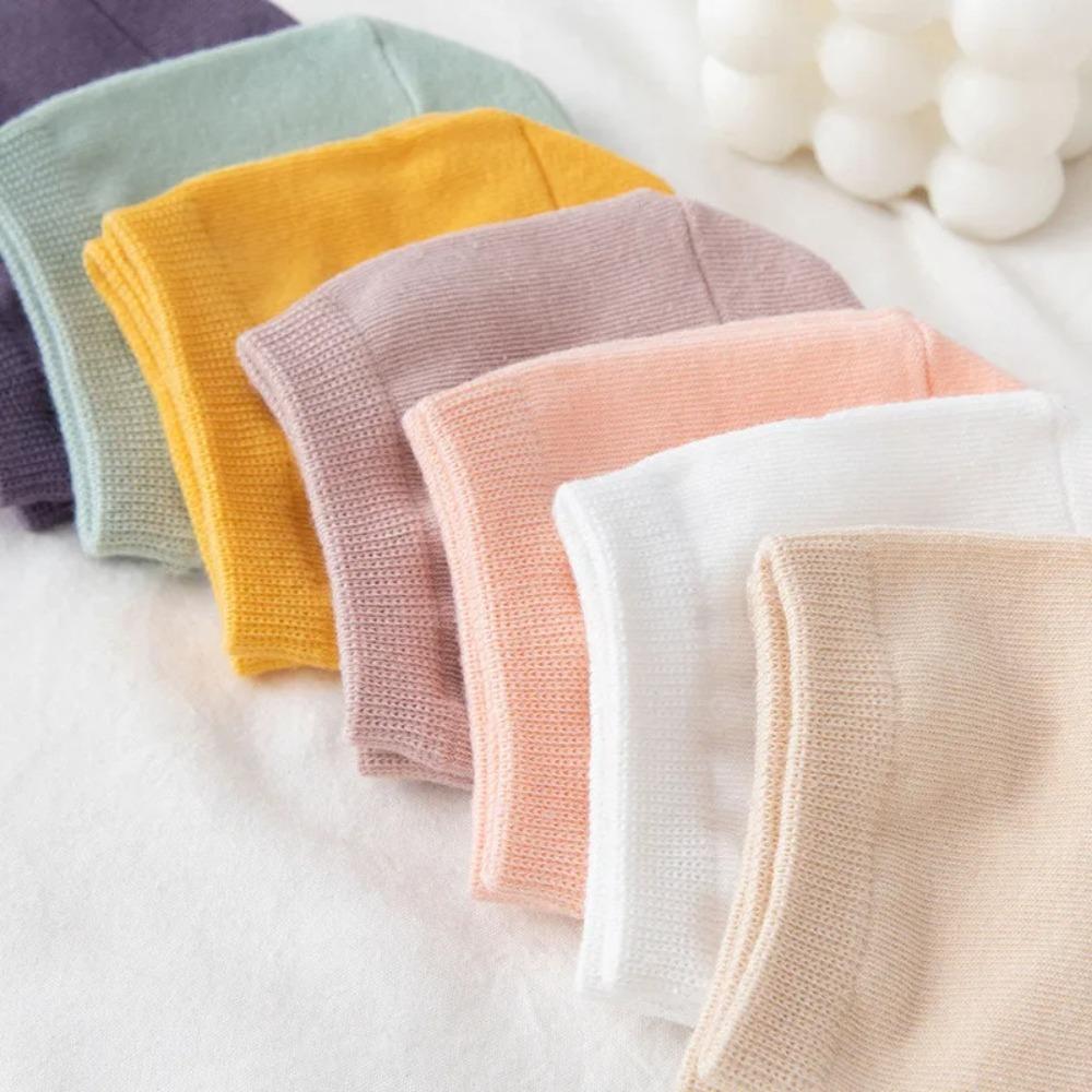 Thin Half Palm Socks Solid Color Invisible Half Socks Breathable Forefoot Socks  Summer