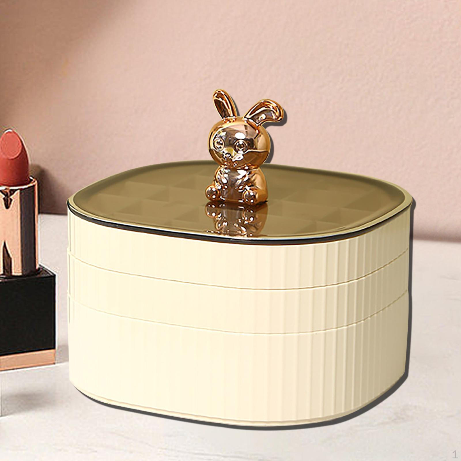 

Органайзер для шкатулки для драгоценностей, держатель для дисплея, аксессуары для путешествий, аксессуары для хранения бежевый