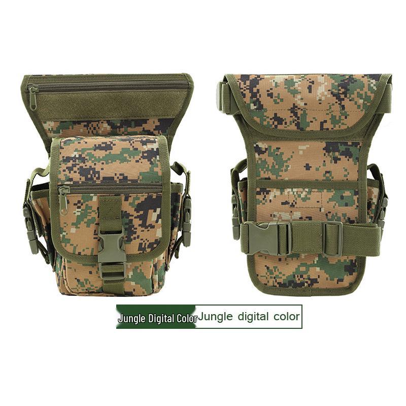 Men’s Outdoor Tactical Motorcycle Messenger & Cycling Leg Bag, Waterproof Waist Bag for Mobile Phone & Running Sports.