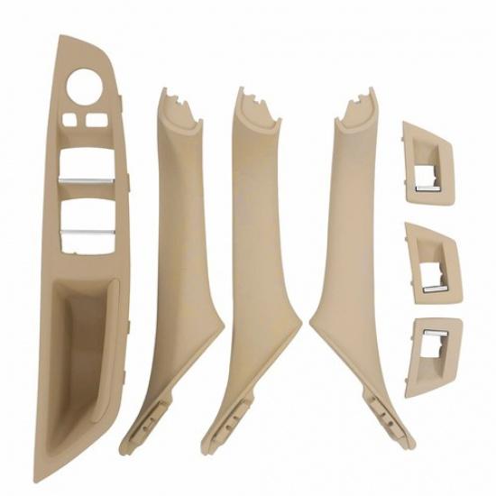 Interior Door Panel Handle Pull Trim Cover For BMW F10 F11 520i 528i 530i 535i