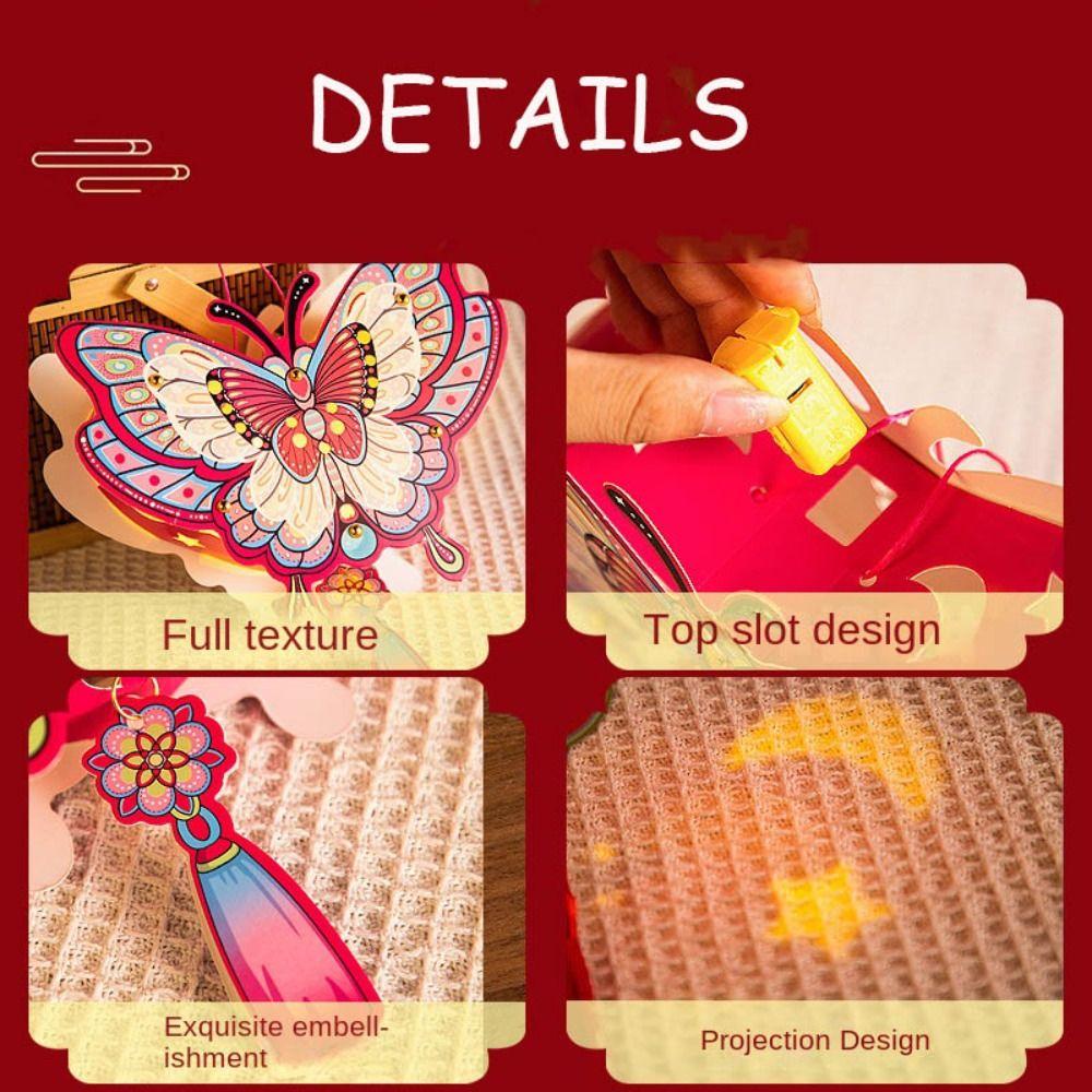 DIY Handgemachte Mondfest Laterne Handwerk Festival Dekorative Laterne für Kinder