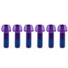 Titanium-plated Bicycle Handlebar Screws Stainless Steel Bicycle Disc Brake Caliper Bolt  Folding