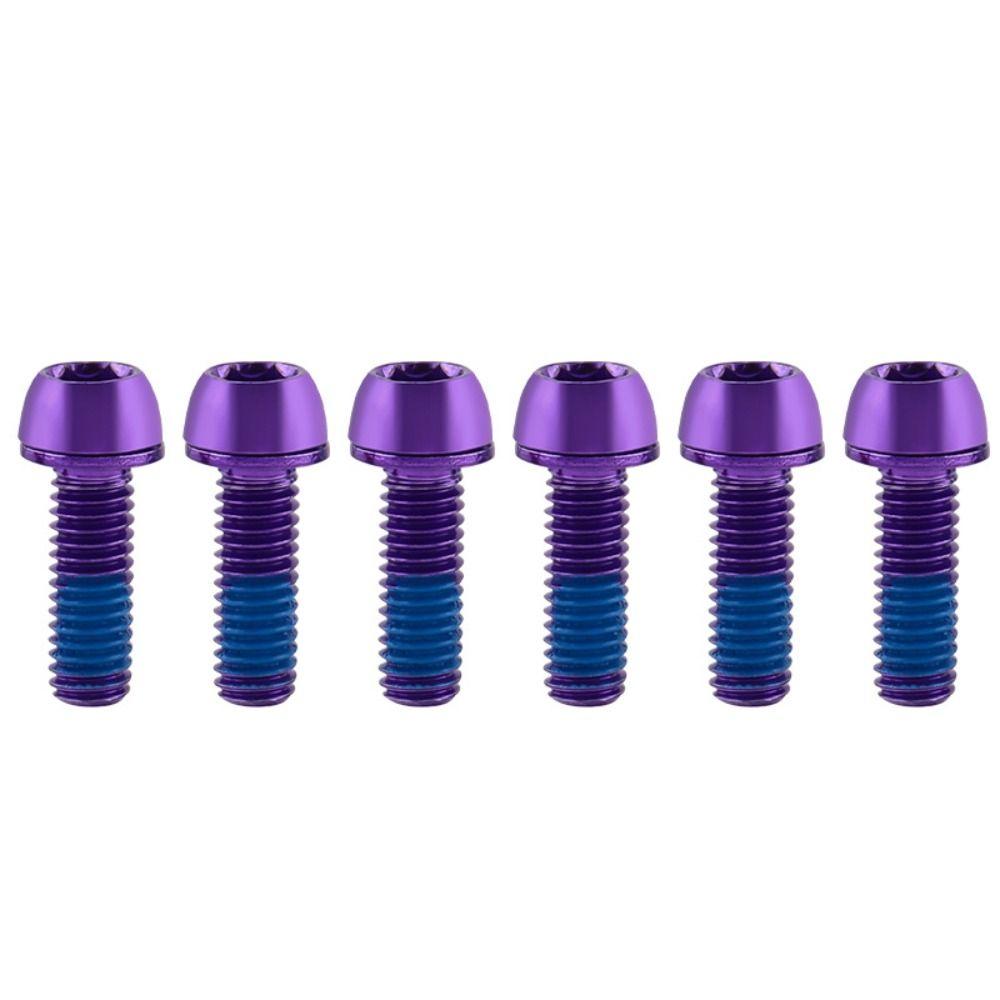 Titanium-plated Bicycle Handlebar Screws Stainless Steel Bicycle Disc Brake Caliper Bolt Folding