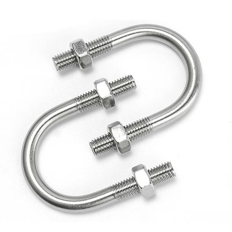 Ledewei 304 Stainless Steel U-Bolt Pipe Clamp Set