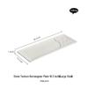 Zhishi 18,3-inch Rechthoekig Rotswit Keramisch Dinerbord