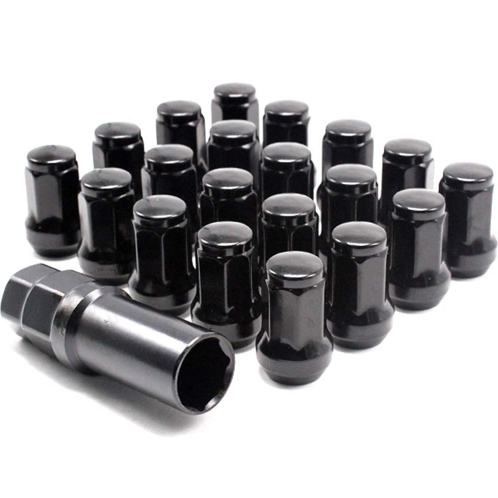 Wellvie Classy Anti-theft Heptagon Steel Wheel Nut Racing Nut 24