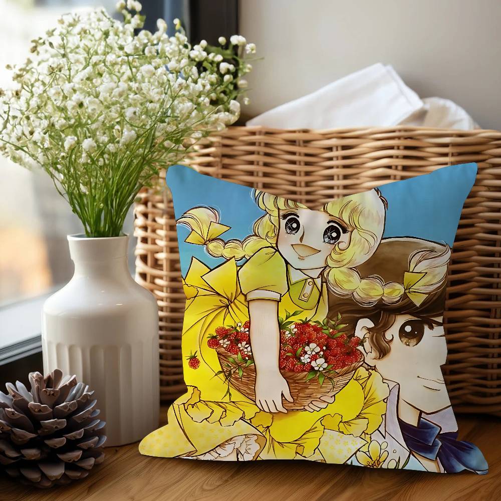 M-Manga C-Candy C-Candy Personalized Pillow Dust Cover Bedroom Kids Party Decoration Pillowcase Birthday Children Gift