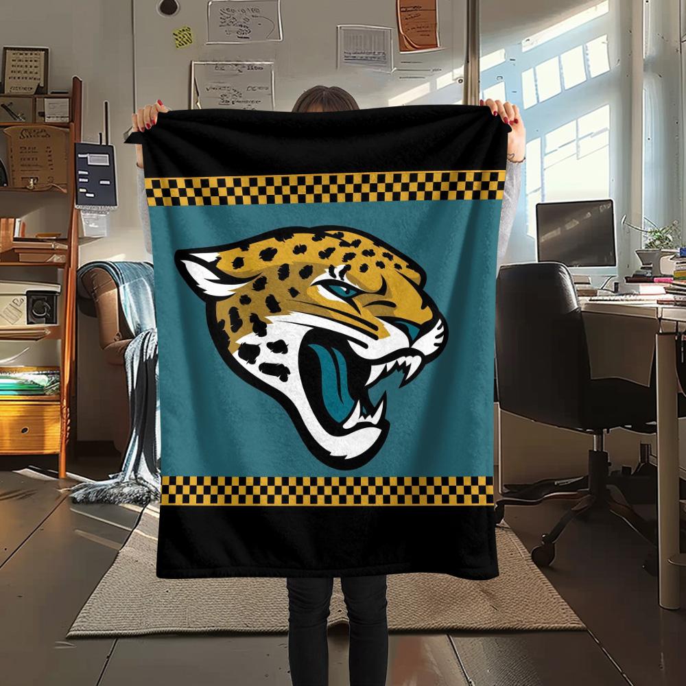 Jacksonville Jaguars2 Flannel Blanket, High Quality Comfortable for All Seasons, Home Decor, Warmth and Comfort