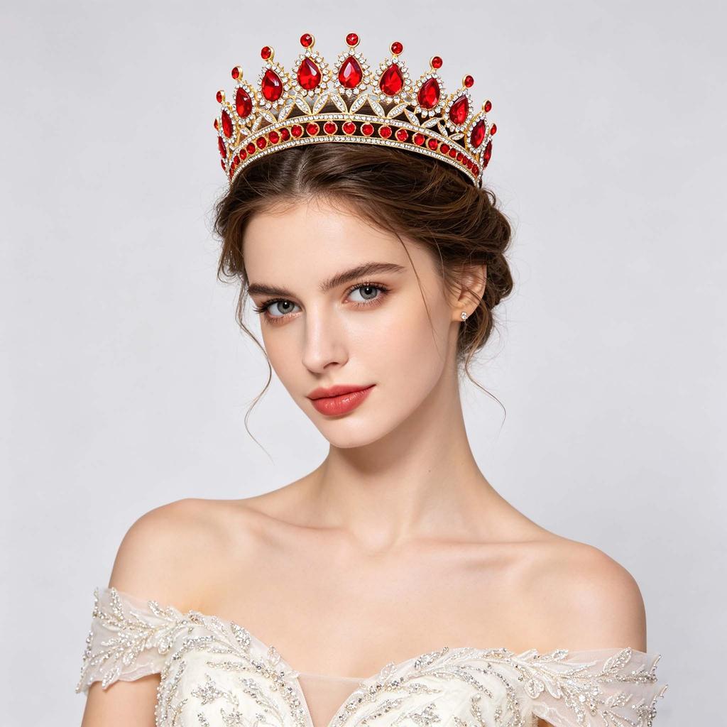 Luxury Wedding Bridal Tiaras Crown Crystal Diadem Crystal Headband Wedding Accessories Prom Women Gifts Holiday Party Supplies