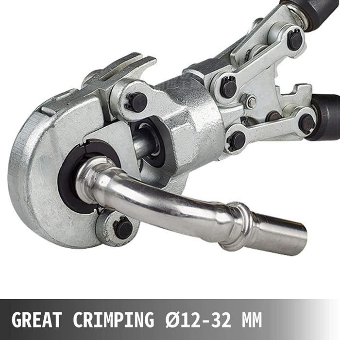 PINCE A SERTIR VEVOR Outil de sertissage de tuyau Ø 12-32 MM, Pinces à sertir à lames Pinces De Tuyau Convient pour les tuyaux A55