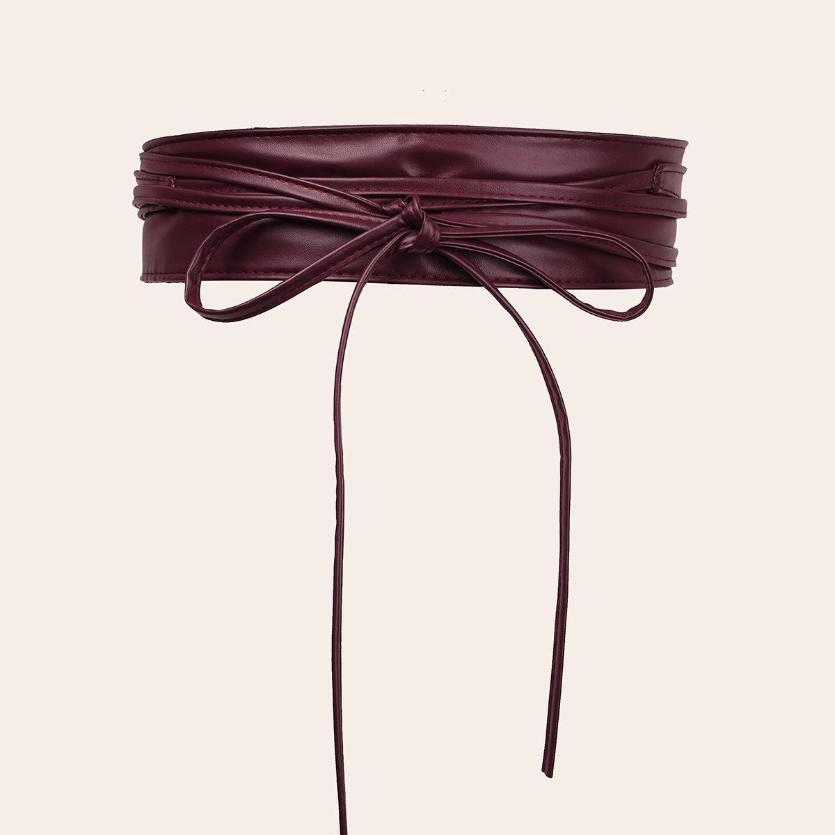 

Универсальный женский кружевной пояс на талию — мягкий, стильный и удобный 360 вино красного