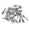 100Pcs Dental Prophy Brushes Polishing Polisher Disposable Latch Type Mixed Color Plat Used For Stain Removal And Polish
