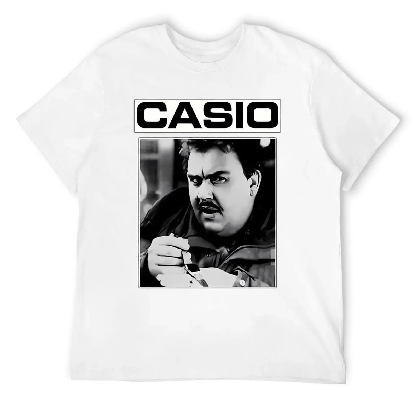 

John Candy Casio T-Shirt customs design your own boys whites mens graphic t-shirts funny Y2k Short Sleeves Classic XXXL бежевий